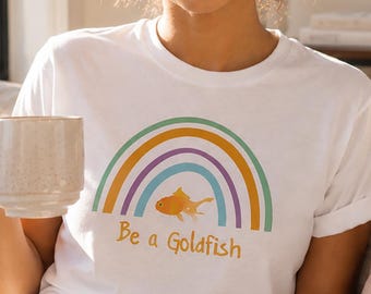 Camiseta "Be a Goldfish" - Camisetas unisex de algodón jersey