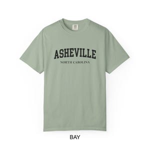 Asheville North Carolina Comfort Colors® T-Shirt | Vintage College Style Asheville NC Tee image 4