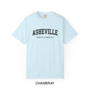 Asheville North Carolina Comfort Colors® T-Shirt | Vintage College Style Asheville NC Tee image 7
