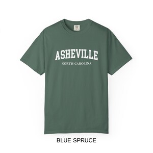 Asheville North Carolina Comfort Colors® T-Shirt | Vintage College Style Asheville NC Tee image 8