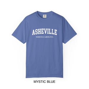 Asheville North Carolina Comfort Colors® T-Shirt | Vintage College Style Asheville NC Tee image 12