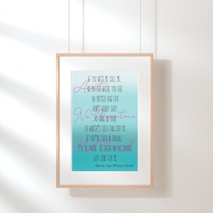 No Mountain-Digital Wall Art Download