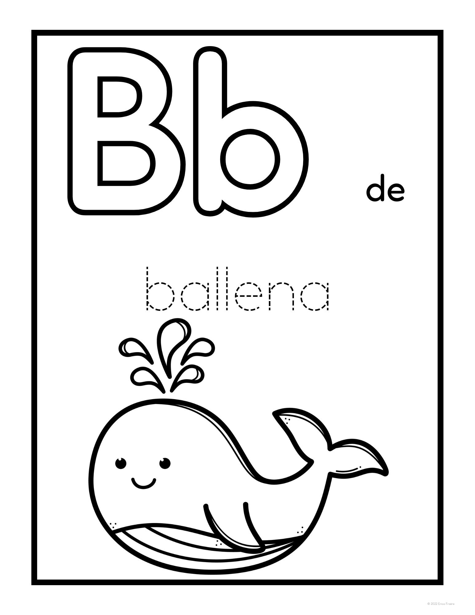 Spanish Alphabet Worksheets for Prek, Kindergarten, and Homeschool