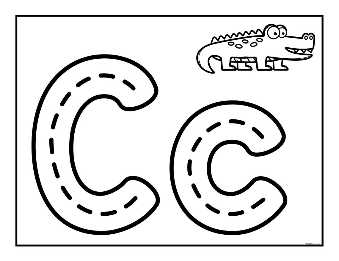 Spanish Alphabet Tracing Pages for Homeschool Preschool Etsy