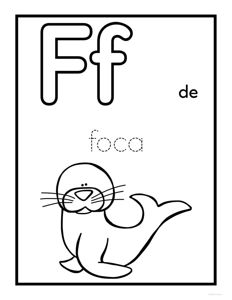 Spanish Alphabet Worksheets for Prek, Kindergarten, and Homeschool