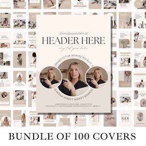 Ebook Covers, Canva Covers Templates, Editable Journal Title Page, Dust Jacket Designs, Done For You Book Cover Pages, 100 Covers Collection