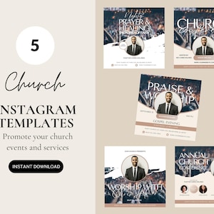 Church Flyer, DIY Flyer Template Design, Worship Church Flyer, Prayer Conference Flyer, Church Service Flyer, Premade Religious Invite Flyer