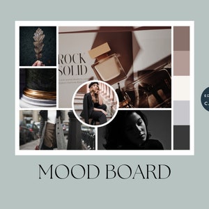 Canva Mood Board Bundle, Canva Vision Board Templates, Editable Mood Boards, Mood Board Marketing Kit for Small Businesses, Moodboard kit
