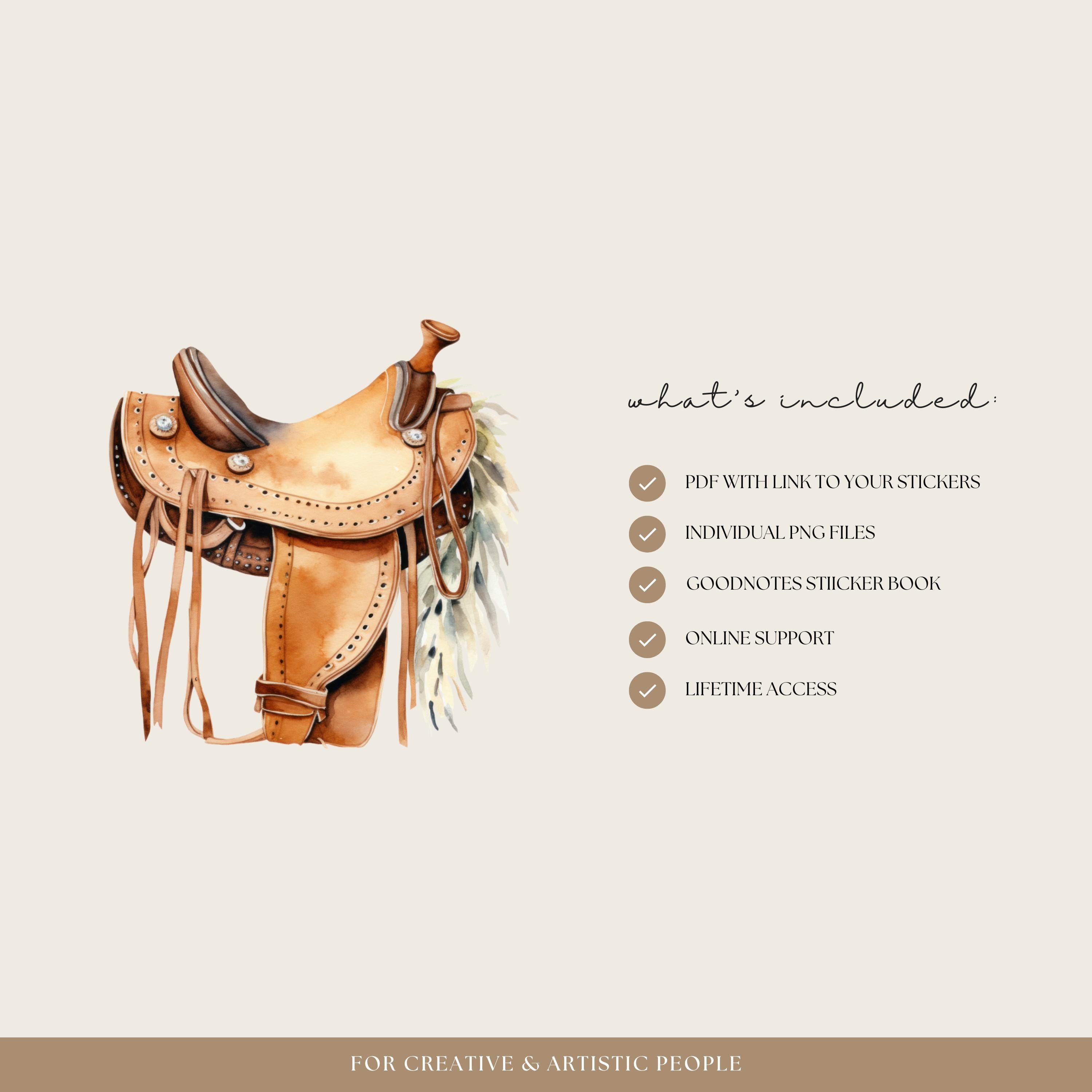At the Ranch Digital Planner Stickers, Cowboy Digital Sticker ...
