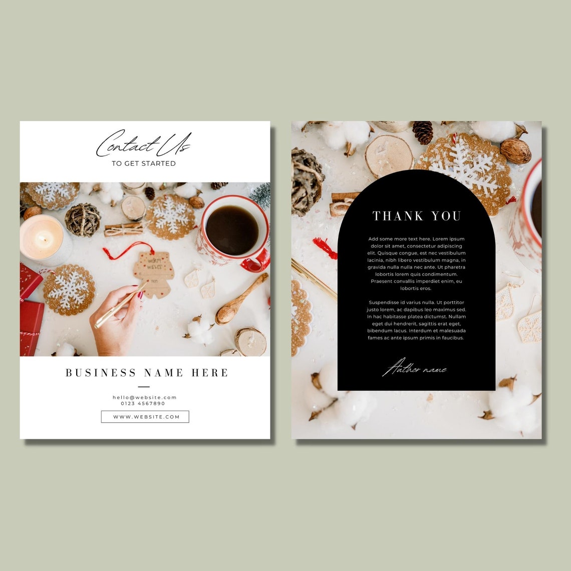 Christmas Catalogue Template INSTANT DOWNLOAD Wholesale Gift - Etsy