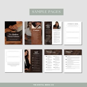 Virtual Assistant Guide Canva Template | Editable VA Business Starter ...