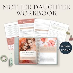 Mother Daughter Workbook, Teenagers Coping Skills, Psychology Kids Mental Health, Teen Therapist Journal Anxiety, Mental Health Worksheets