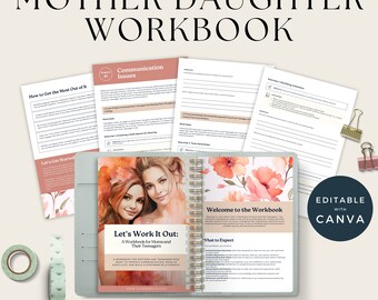 Mother Daughter Workbook, Teenagers Coping Skills, Psychology Kids Mental Health, Teen Therapist Journal Anxiety, Mental Health Worksheets