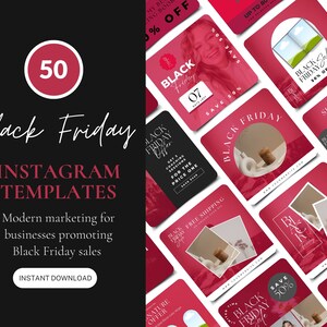 Black Friday Canva Templates, Black Friday Instagram Canva Templates, Black Friday Canva, Black Friday Instagram, Black Friday Promotions