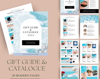 Catalogue / Gift Guide Template INSTANT DOWNLOAD Wholesale catalogue Canva template, Pricing Book, Linesheet Template, Product Catalogue