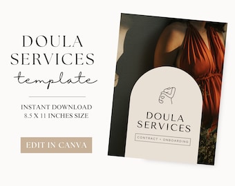 Editable Birth Doula Contract, Doula Client Documents, New Client Onboarding, Doula Business Kit, Intake Questionnaire, Birth Coach Client
