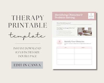 Vertrauenstherapie Arbeitsblätter, Arbeitsblätter zum Aufbau von Vertrauen in Beziehungen, Selbstwertgefühl, Heilung & Kommunikation, Canva Therapeut