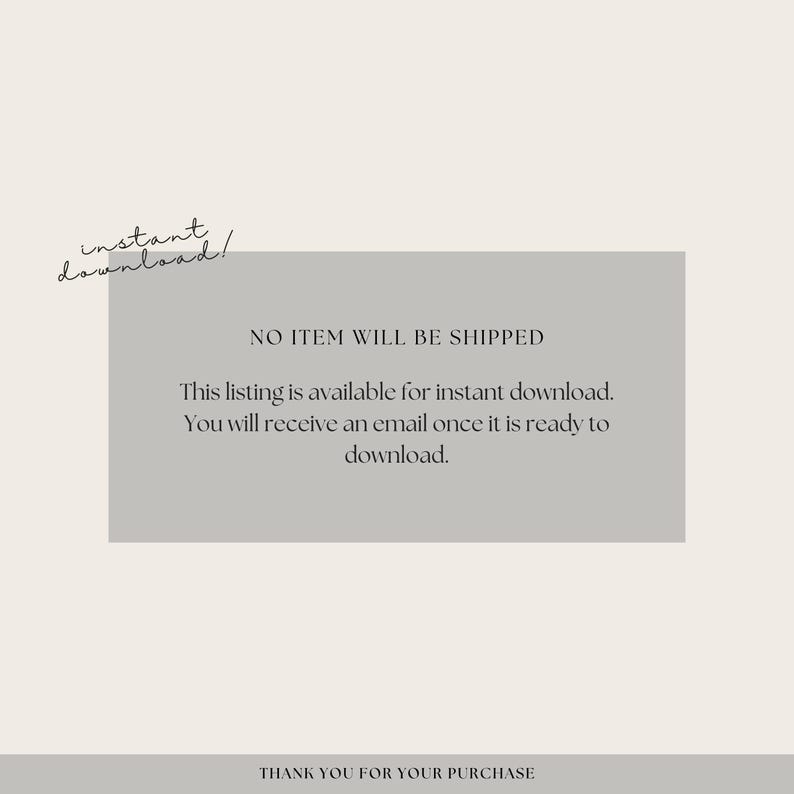 Peut inclure: Un avis de t&eacute;l&eacute;chargement num&eacute;rique avec le texte "AUCUN ARTICLE NE SERA EXP&Eacute;DI&Eacute;. Cette liste est disponible pour un t&eacute;l&eacute;chargement instantan&eacute;. Vous recevrez un e-mail une fois qu'il sera pr&ecirc;t &agrave; &ecirc;tre t&eacute;l&eacute;charg&eacute;. MERCI POUR VOTRE ACHAT."