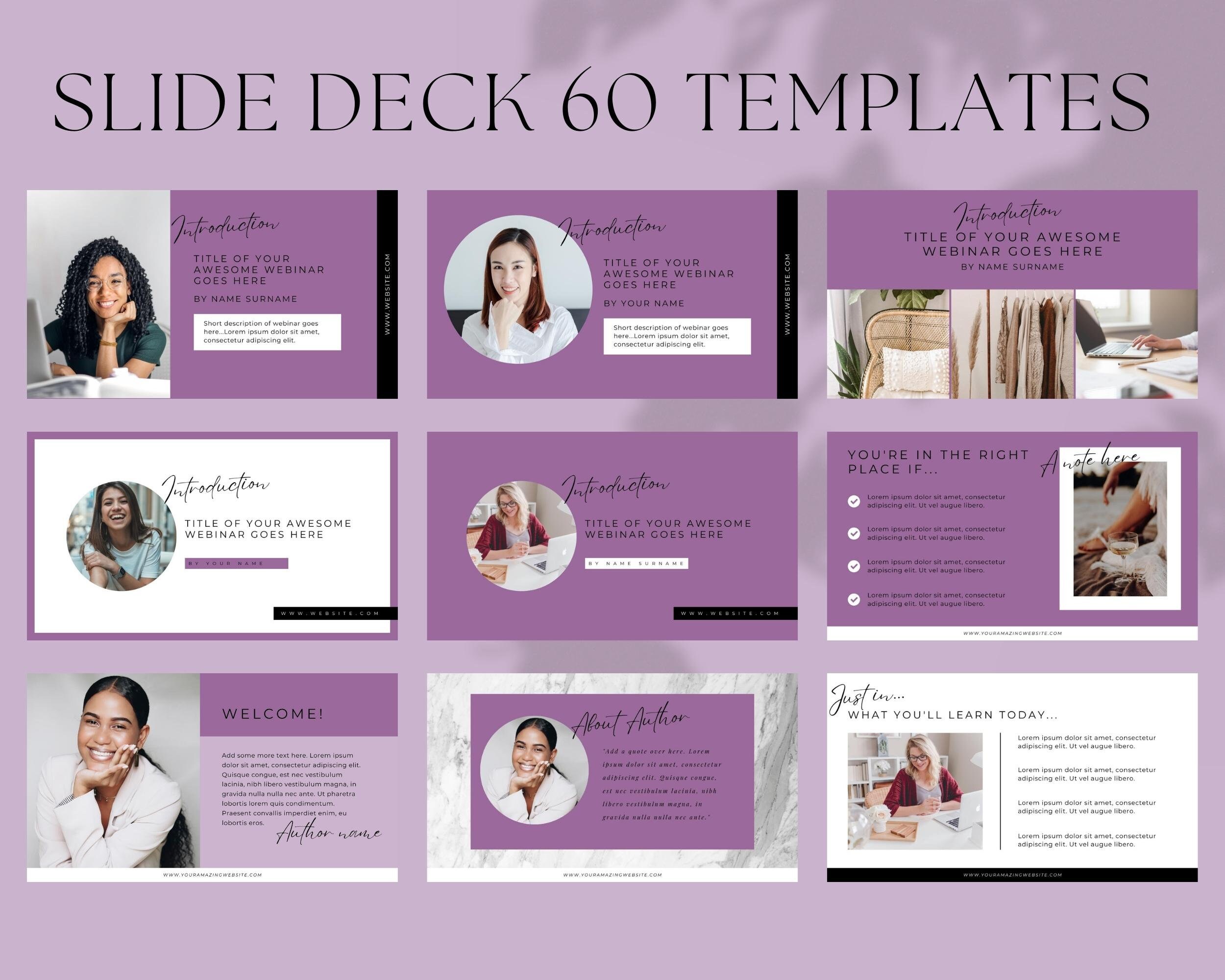 Big Slide Deck Presentation Canva Presentation Template - Etsy