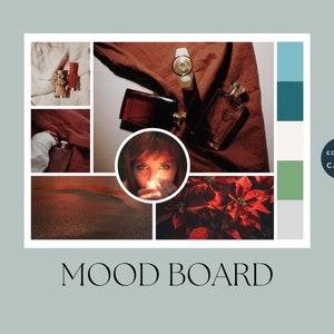 Canva Mood Board Bundle, Canva Vision Board Templates, Editable Mood Boards, Mood Board Marketing Kit for Small Businesses, Moodboard kit
