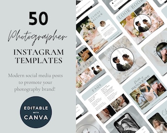Photographer Instagram Post Template | Marketing Engagement Templates | Photographer Branding | Photography Social Media Templates