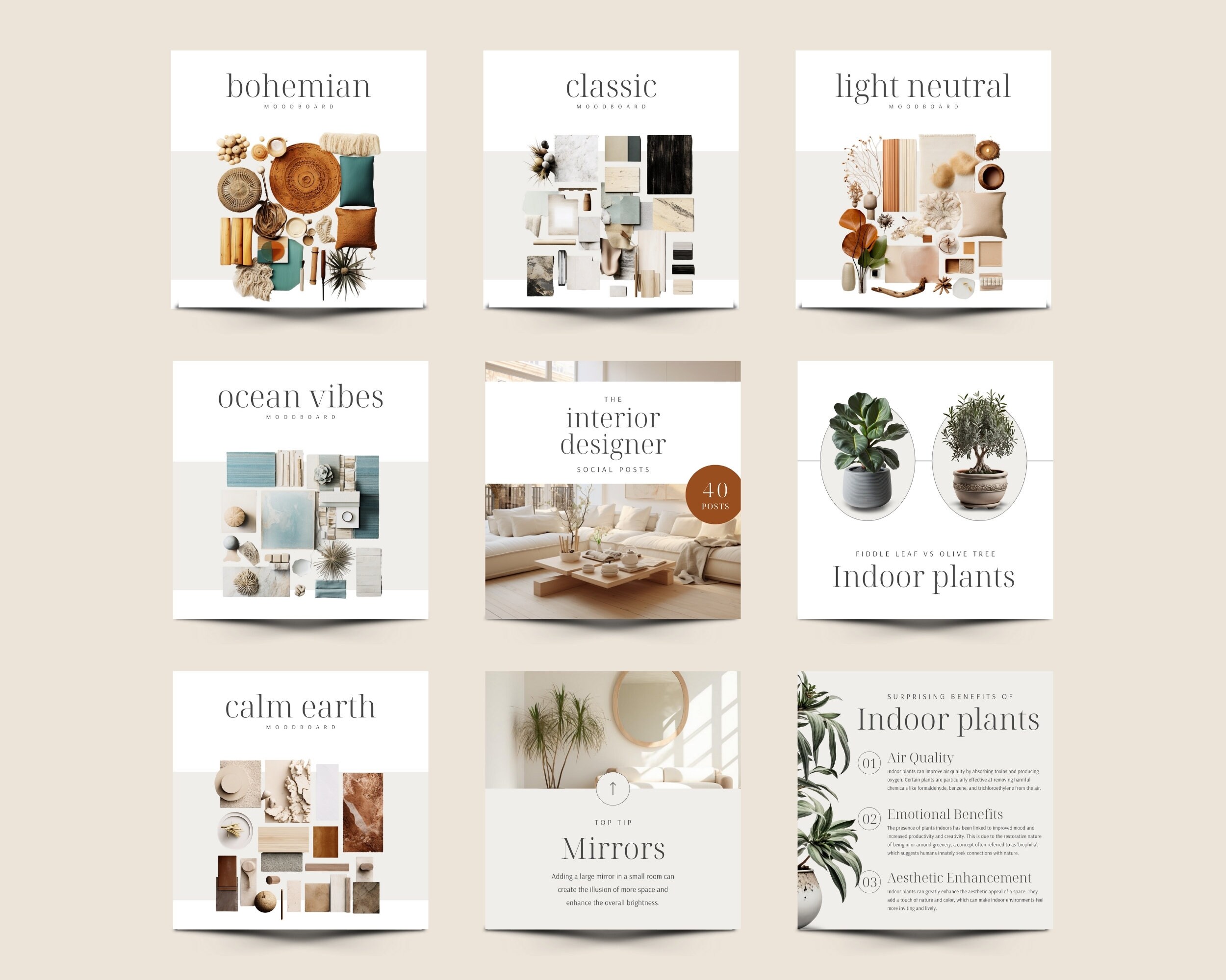 Interior Design Instagram Template | Instagram Posts | Interior ...