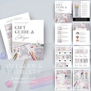 Christmas Catalogue Template, INSTANT DOWNLOAD, Wholesale Gift Catalogue, Canva Template, Pricing Book, Line Sheet Template, Product Ebook