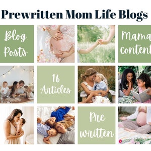 16 Vorgeschriebene Blog-Posts für Mompreneurs, Mommy Influencer Artikel, geschriebene Inhalte für Mütter im Business, Mompreneur Marketing