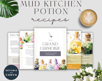 Printable Mud Kitchen Recipes for Kids