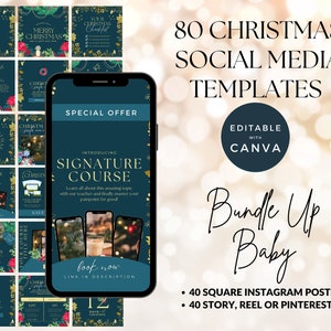 Christmas business Canva templates, Business templates christmas Canva templates, Christmas instagram story template, Canva templates