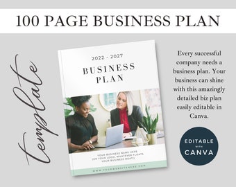 Business Plan Canva, Business Plan Template Canva, Business Plan Template, Canva Business Plan Template, Online Business Plan
