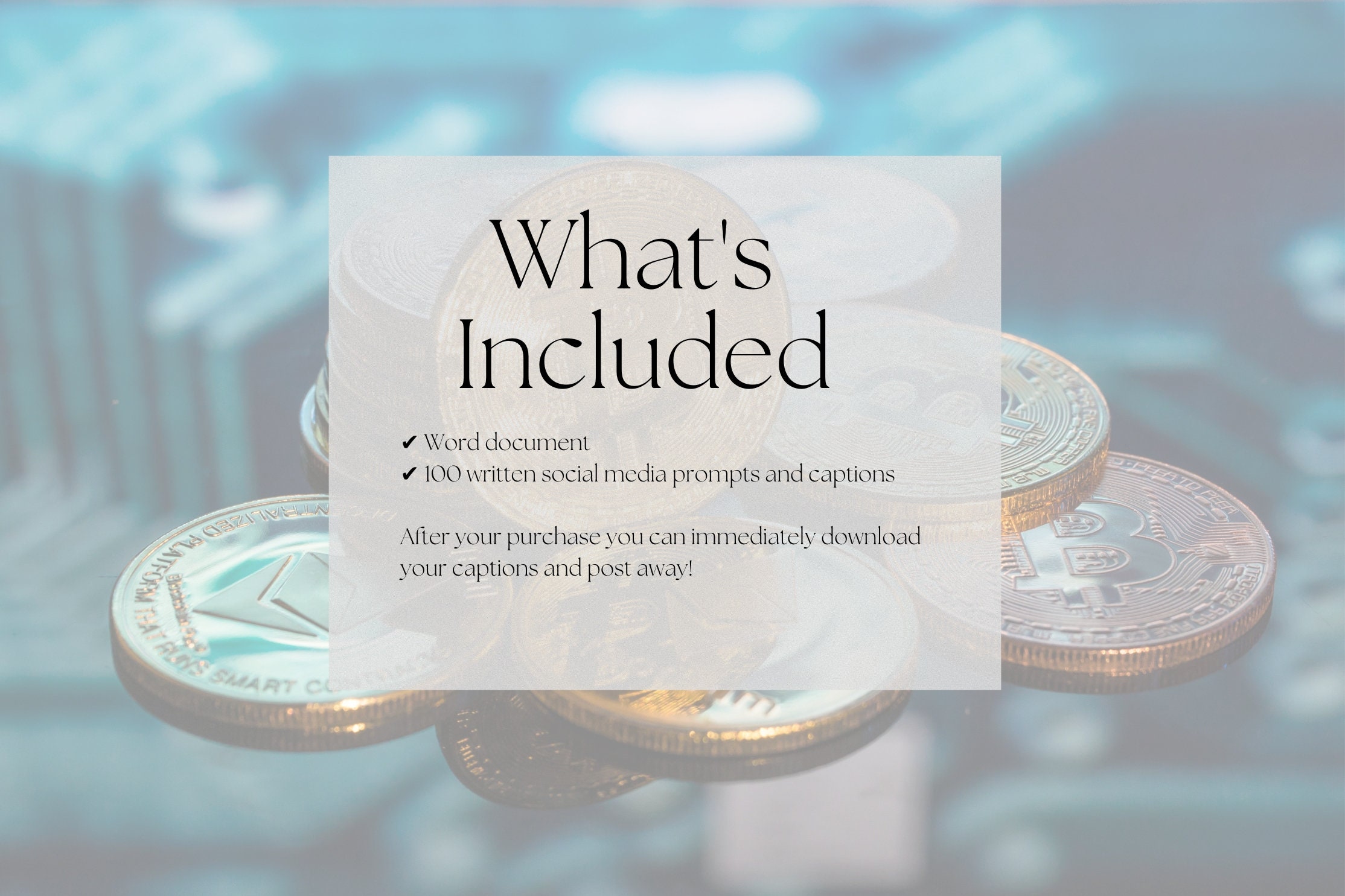 Cryptocurrency Written Social Media Captions, Crypto Marketing, Instagram  Posts for Alt Coin Marketers, Bitcoin Content, Crypto Currency - Etsy