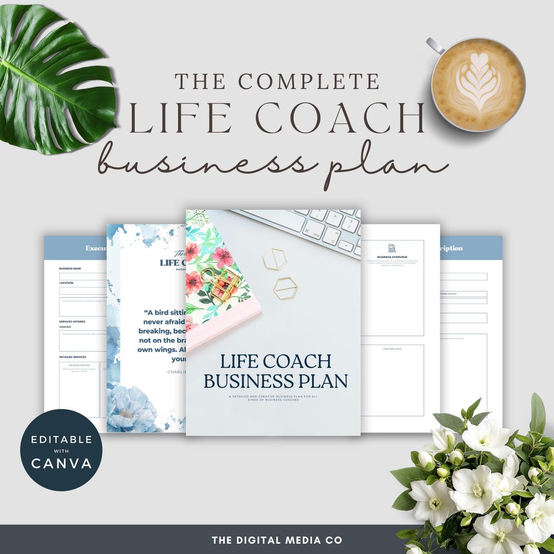 Life Coach Business Plan Template - Etsy