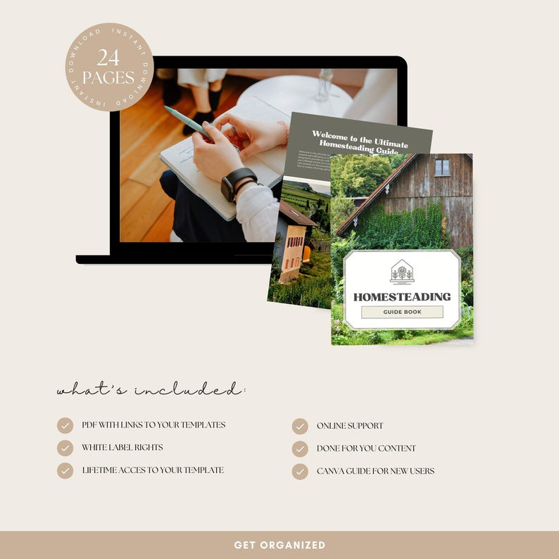 Ultimate Homesteading Guide Printable | 24-page Self-sufficiency ...