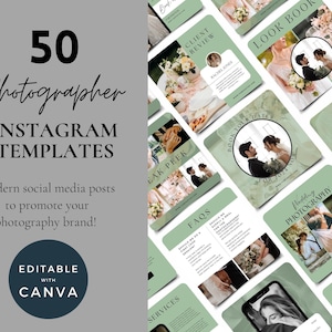 Photographer Instagram Post Template | Marketing Engagement Templates | Photographer Branding | Photography Social Media Templates