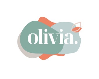 Plantilla de logotipo de Canva (DESCARGA INSTANTÁNEA), logotipo moderno, diseño de logotipo elegante, logotipo de boutique, kit de marca, diseño de logotipo para pequeñas empresas.