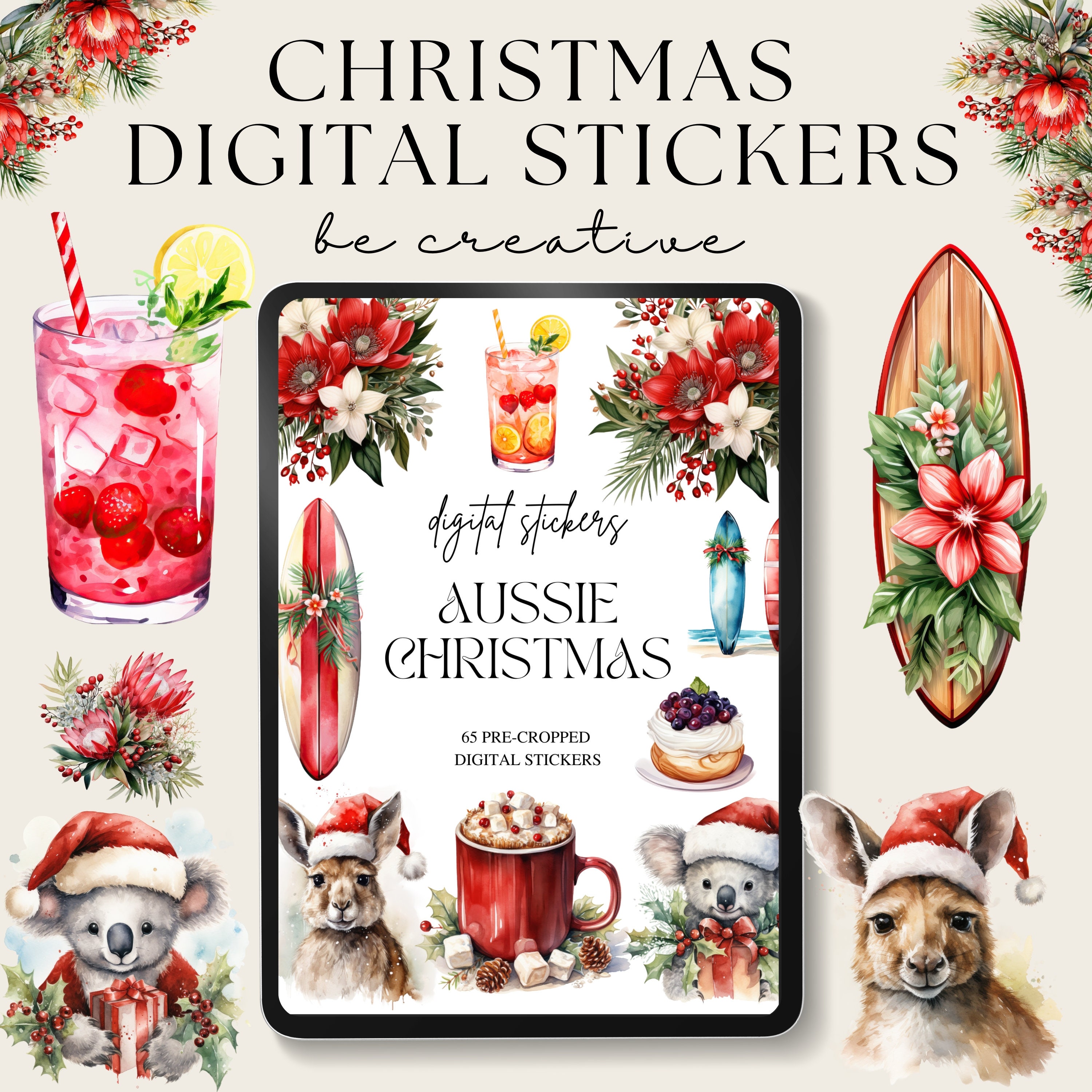 Winter Holiday Fun Stickers by Celestial Flair