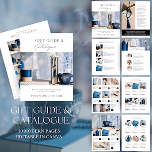 Christmas Catalogue Template, INSTANT DOWNLOAD, Wholesale Gift Catalogue, Canva Template, Pricing Book, Line Sheet Template, Product ebook