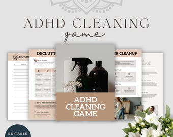 ADHD Cleaning Games Printable for Adults & Kids