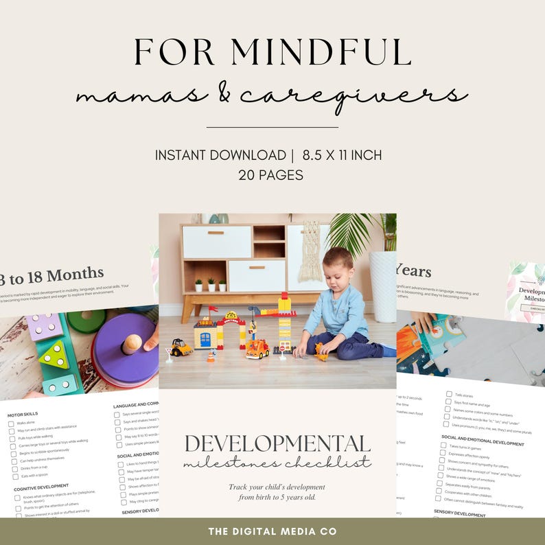 Developmental Milestones Checklist, Newborn to 5 Years, Child Growth ...