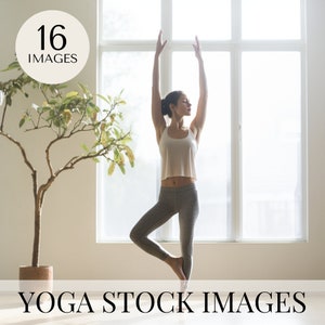 Yoga Stock Photography, Yoga Studio Imagery Bundle, Yogi Fitness Photos, Health and Wellness Digital Downloads, Yoga Marketing Images