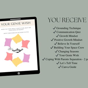 Mental Health Activities for Children, Kids Mental Health Printables, Editable Young Learners Worksheets Bundle, Therapist Work Sheets image 2