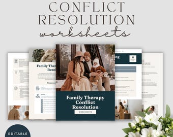 Family Therapy Conflict Resolution Worksheets