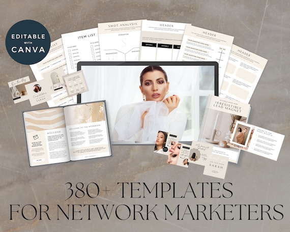 Network Marketing, Network Marketing Bundle, Network Marketing Planner, Network Marketing Canva, Network Marketing Social Media Template