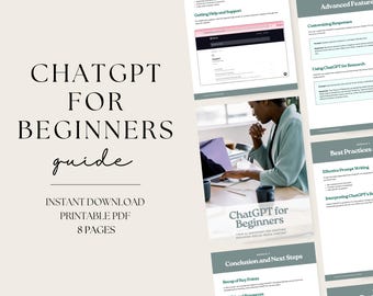 ChatGPT For Beginners, Boost Engagement, Digital Marketing Guide, Instant Download, Content Creation, Strategic Social Media Template