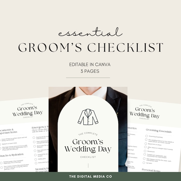 Checklist Template to Getting Married - Etsy UK