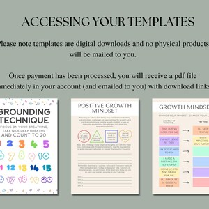 Mental Health Activities for Children, Kids Mental Health Printables, Editable Young Learners Worksheets Bundle, Therapist Work Sheets image 8