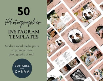Photographer Instagram Post Template | Marketing Engagement Templates | Photographer Branding | Photography Social Media Templates