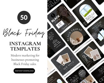 Black Friday Canva Templates, Black Friday Instagram Canva Templates, Black Friday Canva, Black Friday Instagram, Black Friday Marketing