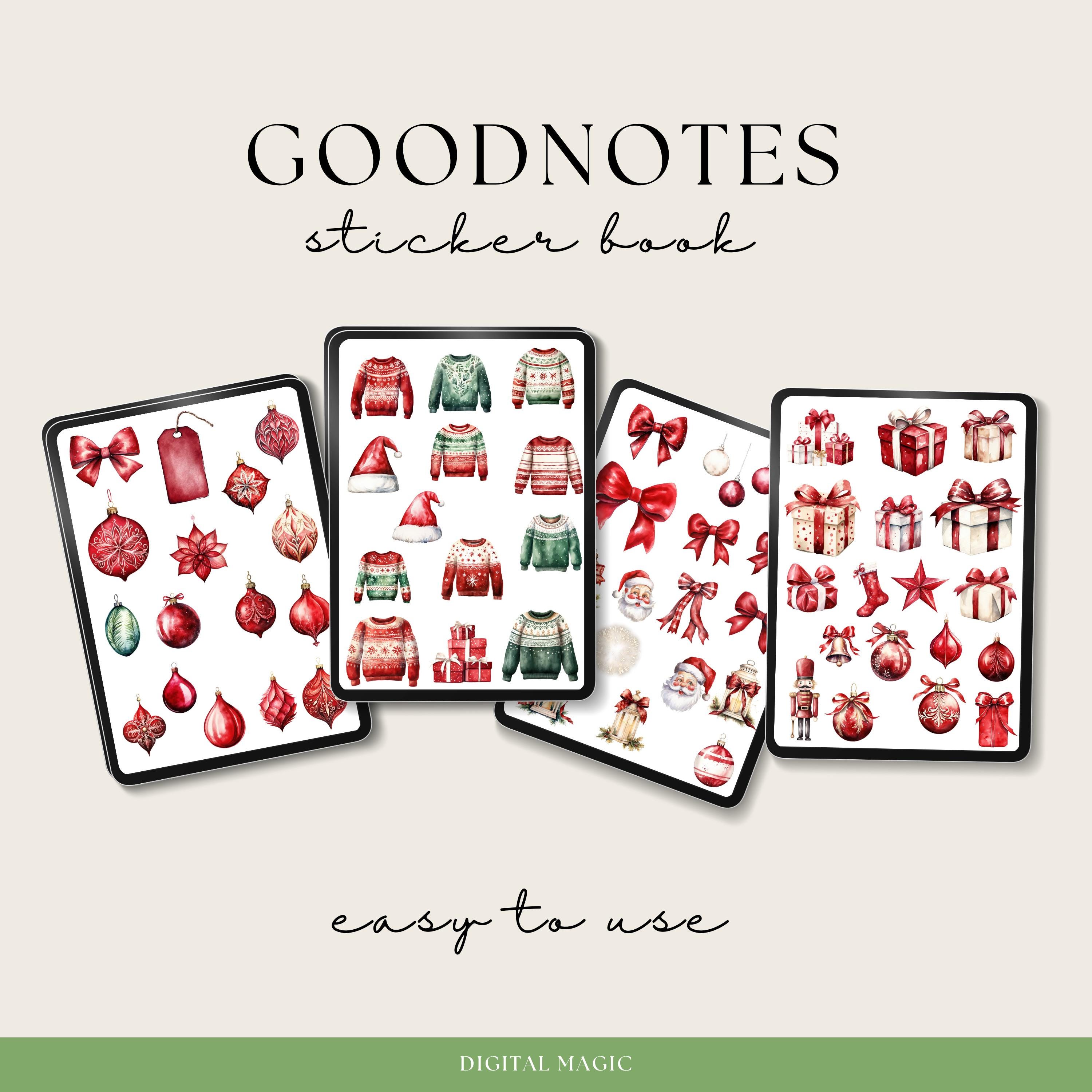 My Best Christmas Digital Planner Stickers | Digital Sticker Book ...
